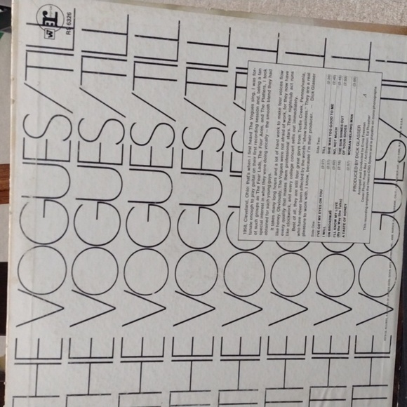 VINTAGE album by the Vogues - Picture 2 of 2